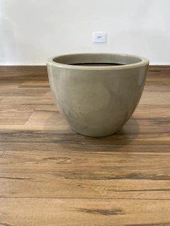 Vaso de polietileno - cimento queimado 40x30cm na internet