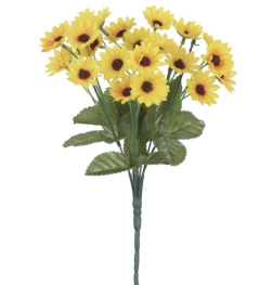 Buque Mini Margarida Amarela artificial 30cm na internet