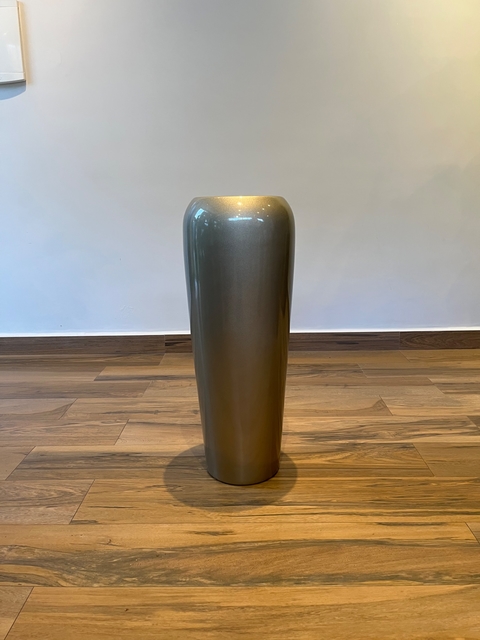 vaso fibra de vidro - 66x29cm (Dourado)