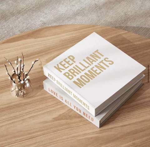 Livro caixa 5x30x30cm Keep Brilliant Moments