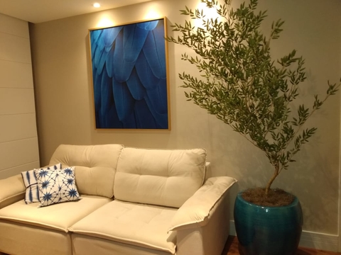Bambu mosso artificial 2,20 metros curvado para esquerda