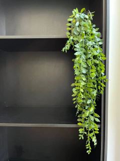 Arranjo folhagem pendente artificial - 75cm - Cristal Garden