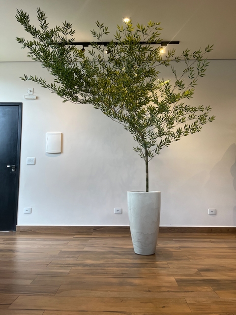 Bambu mosso artificial 2,40 metros curvado para Esquerda