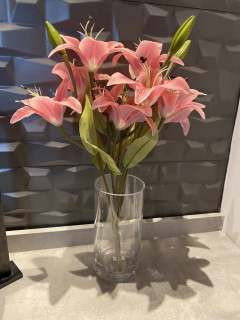 Buquê Lírio Artificial 35cm - Cristal Garden