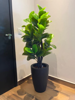 Ficus lyrata artificial 1,30 metros - loja online