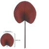 Folha de Latânia artificial (vermelho escuro) 55cm