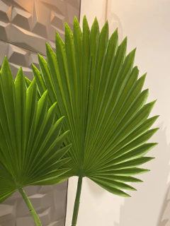Folha de Latânia artificial - 87cm - Cristal Garden