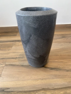 Vaso De Polietileno 46x25 cm Grafite - loja online