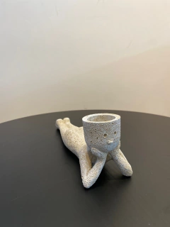 Vaso Pessoa Em Poliresina 26x9x8cm na internet