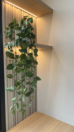 Arranjo artificial jiboia pendente 95cm - loja online