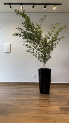 Bambu mosso permanente (artificial) 2,00 metros curvado para esquerda - Cristal Garden