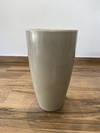 Vaso de Polietileno 53x30cm Cimento Queimado