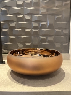 vaso de vidro 26,5x10,5cm (Cobre Fosco) - comprar online