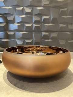vaso de vidro 26,5x10,5cm (Cobre Fosco) - loja online