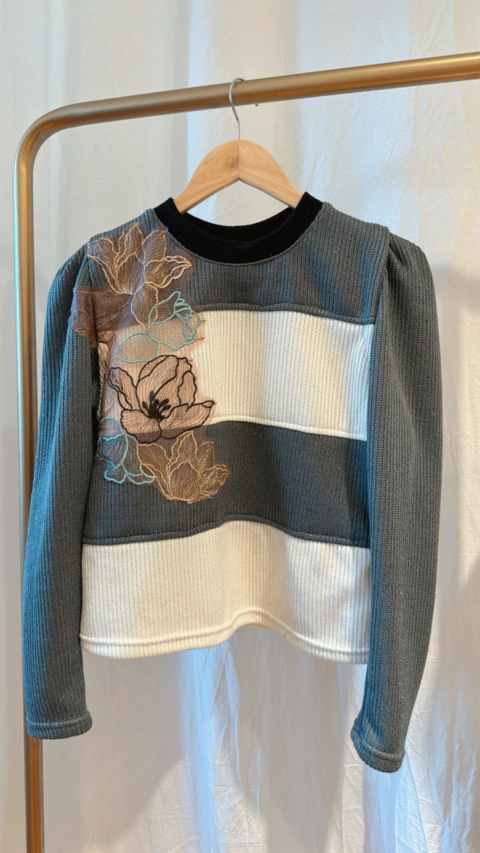 Sweater Marroc Twist Gris - comprar online