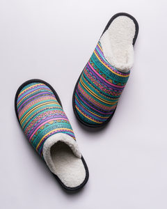Pantuflas Tribal Pink & Purple - comprar online
