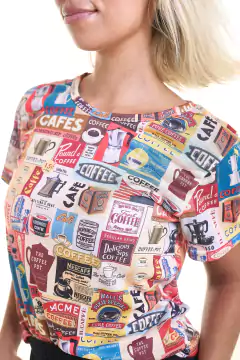 Coffee Retro T-Shirt en internet