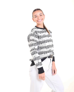 Sweater Pentagram White - MOZAMBIQUE