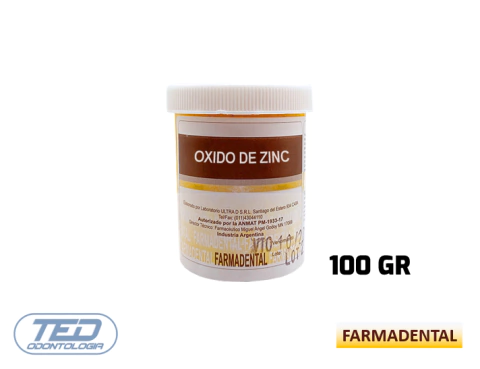 Oxido de Zinc x 100gr Farmadental