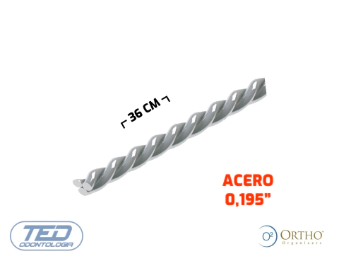 Alambre en Varilla de Acero TWIST FLEX 0.195 x 1u Ortho Organizers