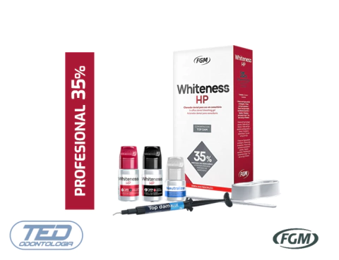Blanqueamiento Prof. WHITENESS HP 35% + Top Dam FGM - comprar online