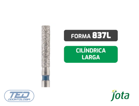 Piedra Diamantada Cilíndrica Larga FG837L Jota