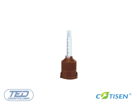 Punta Mezcladora Marrón #11 (Recta) x 1u (C004756) Cotisen