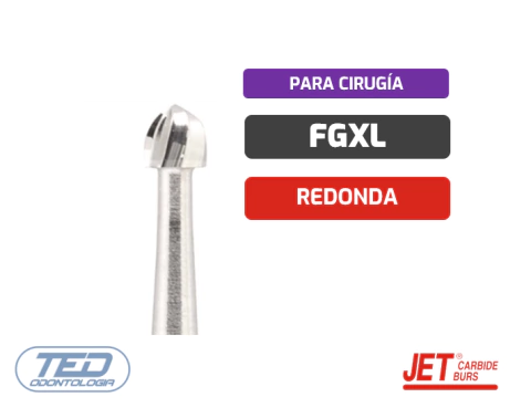 Fresa p/Cirugía Redonda FG JET