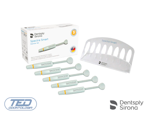 KIT Composite SPECTRA SMART INTRO KIT 5 jer x 4gr + Porta Jeringas Dentsply Sirona