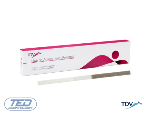 Tiras p/pulir composite 4mm x 100u TDV