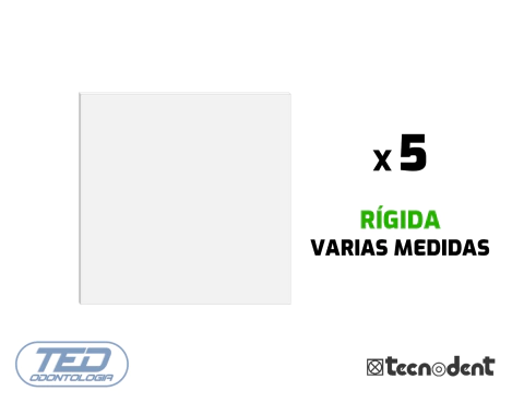Placa Miorrelajante Rígida x 5u Tecnodent - comprar online