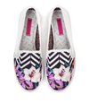 Slip On Flower Stripes