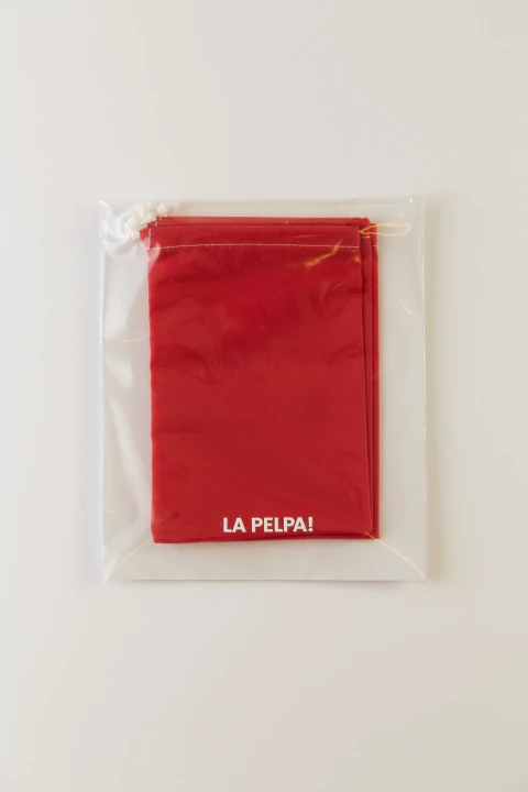 BOLSITAS TELA ROJAS X3