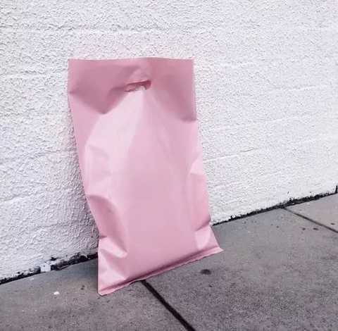 BOLSAS PLASTICAS GRUESAS ROSAS X25