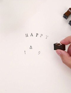 SELLO ABC Y NUMEROS CAJA MADERA - Papelera avellaneda