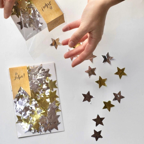 CONFETTI ESTRELLITA PLATA