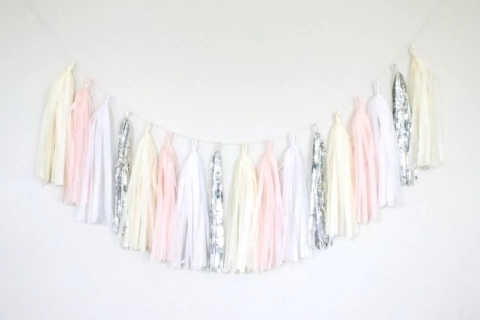 GUIRNALDA DE FLECOS SILVER BABY GIRL