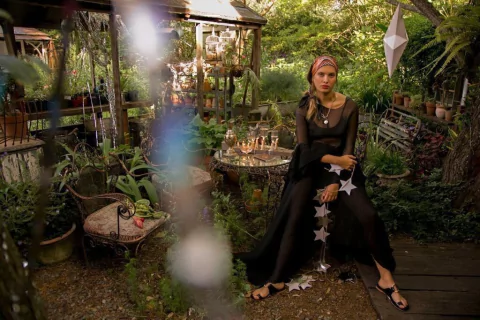 Guirnalda estrellas pasantes ROSEGOLD