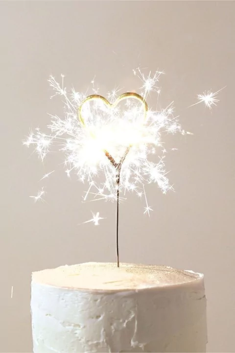 Sparklers chispita corazon