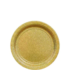 PLATOS COMIDA SHINY ORO X10 en internet
