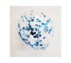 GLOBOS CONFETTI METALIZADO X 5 UNIDADES - Papelera avellaneda