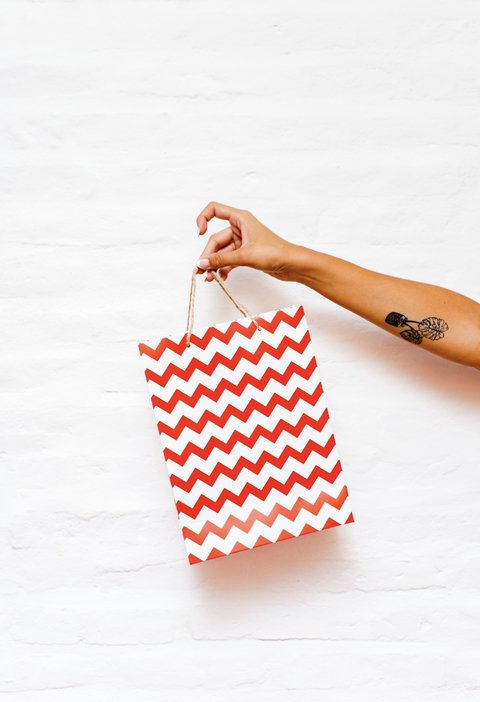Bolsas carton duro y manija sisal
