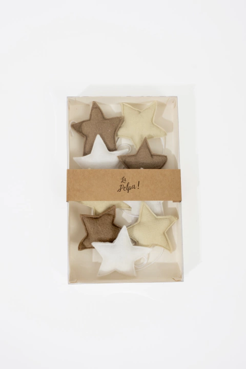 GUIRNALDA COZY STARS MARRON