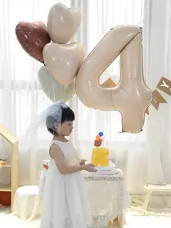 GLOBOS NUMERO NUDE 80cm - comprar online