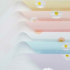 PAPEL PLASTICO COREANO MARGARITAS