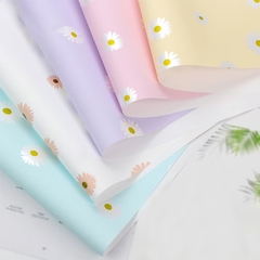 PAPEL PLASTICO COREANO MARGARITAS - Papelera avellaneda