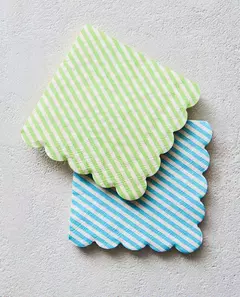 SERVILLETA SCALLOP MINI x10 - comprar online