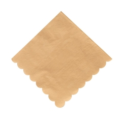 SERVILLETA SCALLOP MARRON - comprar online