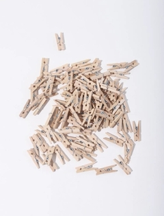 MICRO BROCHES MADERA X25 - comprar online