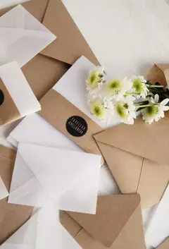 Sobres de papel vegetal Carta x10 - tienda online
